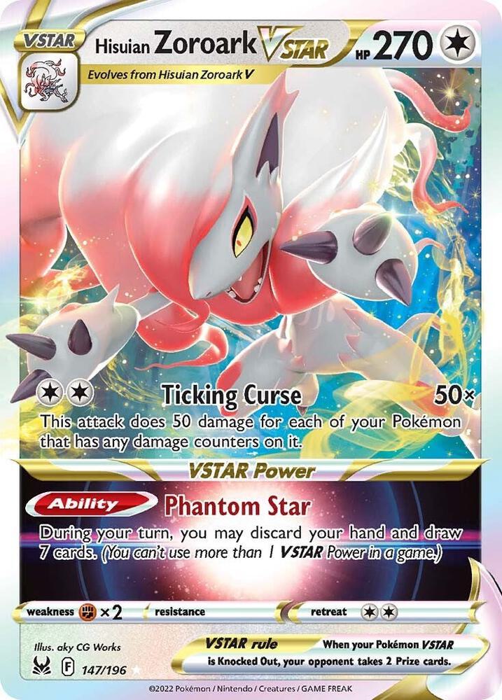 Hisuian Zoroark VSTAR #147/196 – Lost Origin (English)