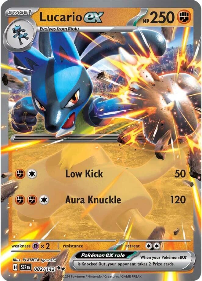 Lucario EX #082/142 – Stellar Crown (English)