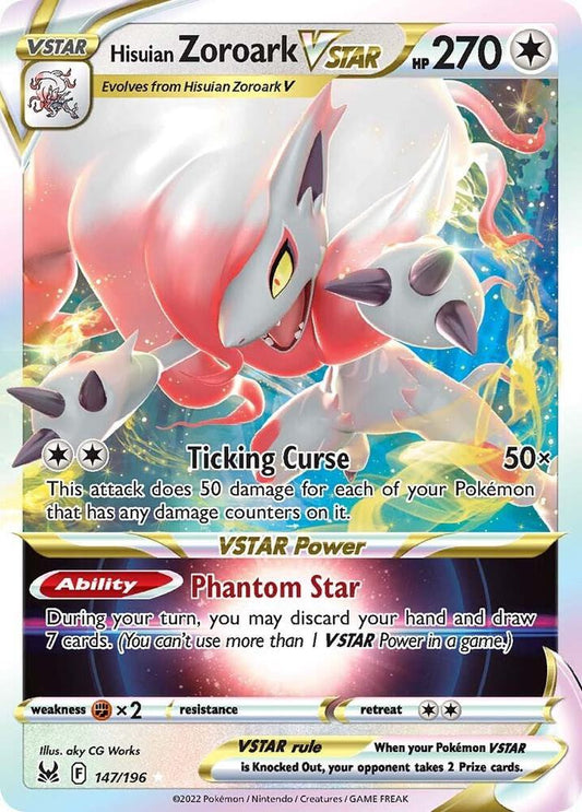 Hisuian Zoroark VSTAR #147/196 – Lost Origin (English)