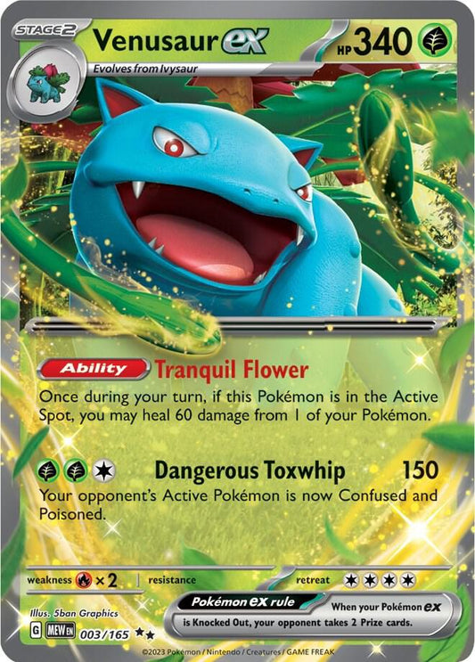 Venusaur EX #003 - Scarlet & Violet 151 (English)